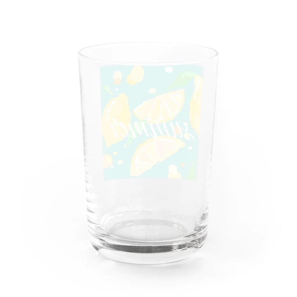 Ponのsummer Water Glass :back