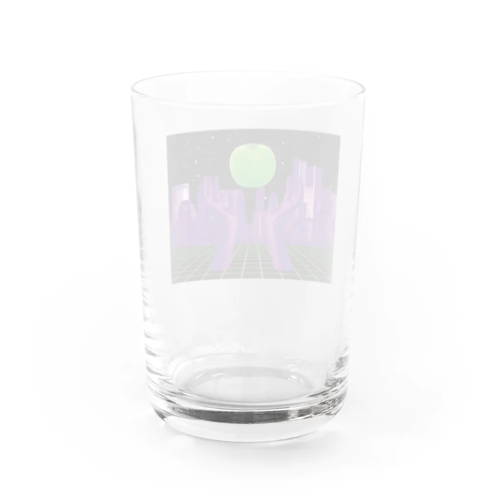 UrGRitterのCatch an Apple Water Glass :back