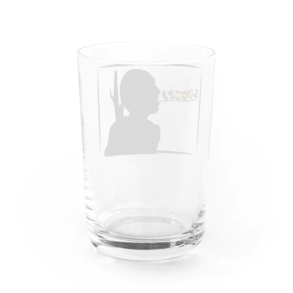 マイトガイのLUCKY (グラス、雑貨) Water Glass :back