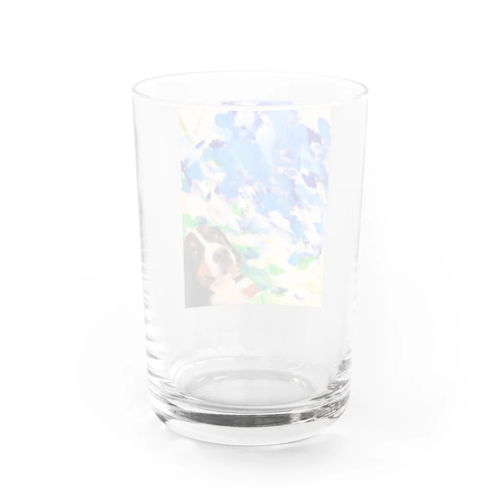 ボナばにのボナくんアート Water Glass :back