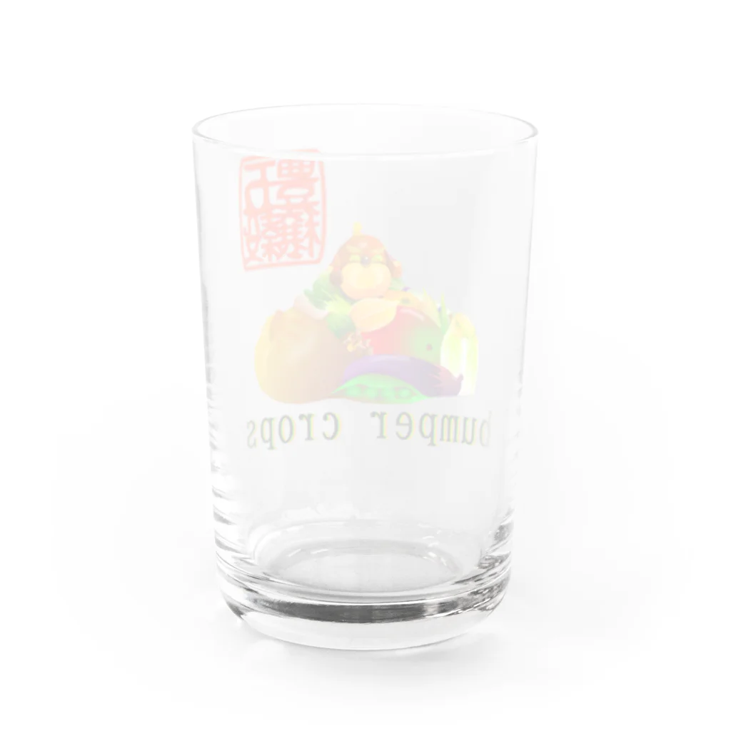 『NG （Niche・Gate）』ニッチゲート-- IN SUZURIの五穀豊穣h.t.赤 Water Glass :back