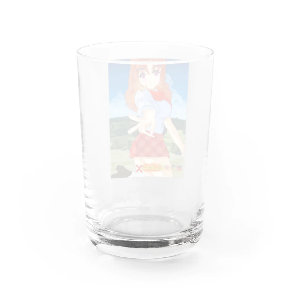 takasishopのえりかちゃんとブイ！！ Water Glass :back