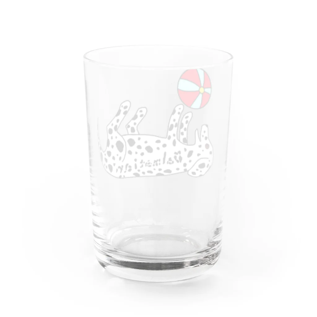 🦦Ran🧵🪡✂️🧶のボール遊びダルメシアン Water Glass :back