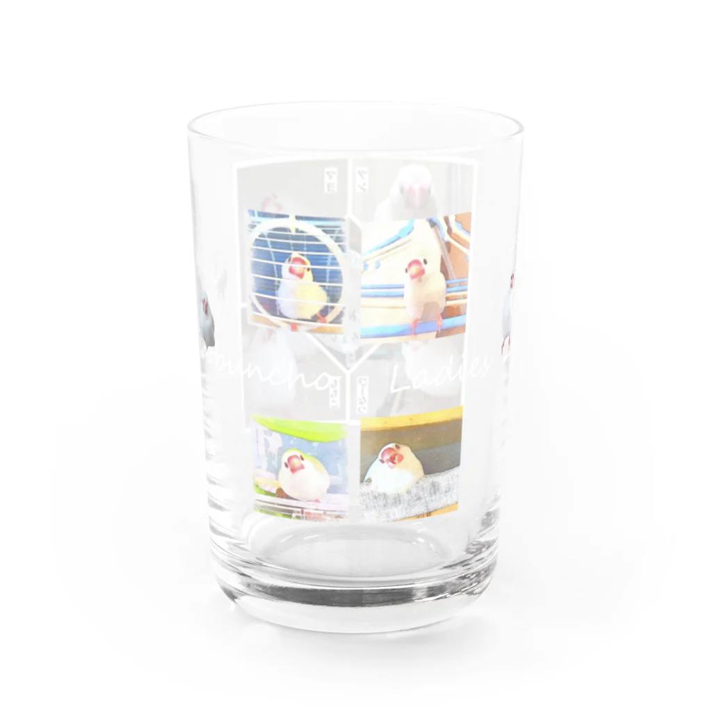 Oh._.happy❤happy shopのしろぶんちょレディース参上～ぱらりらぱらりら～ Water Glass :back