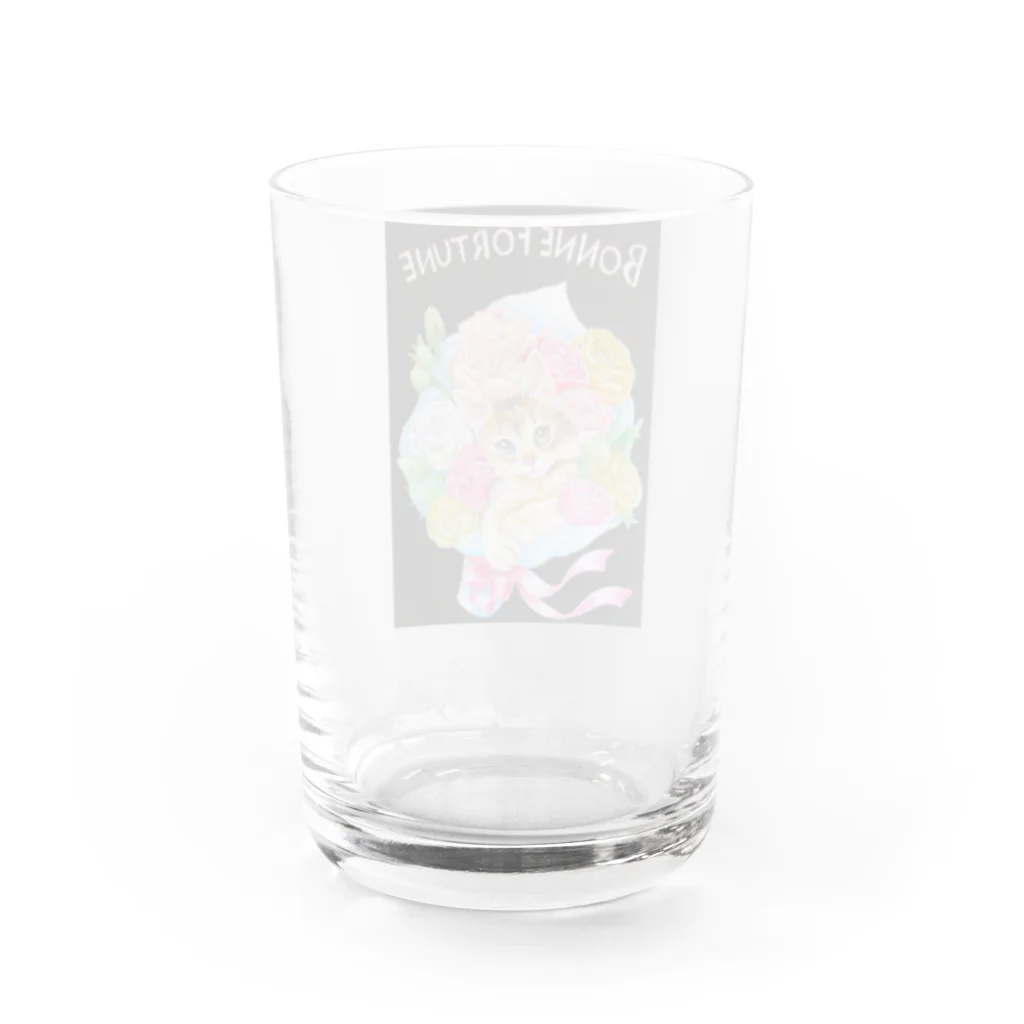 Ａｔｅｌｉｅｒ　Ｈｅｕｒｅｕｘのしあわせのねこの花束 Water Glass :back