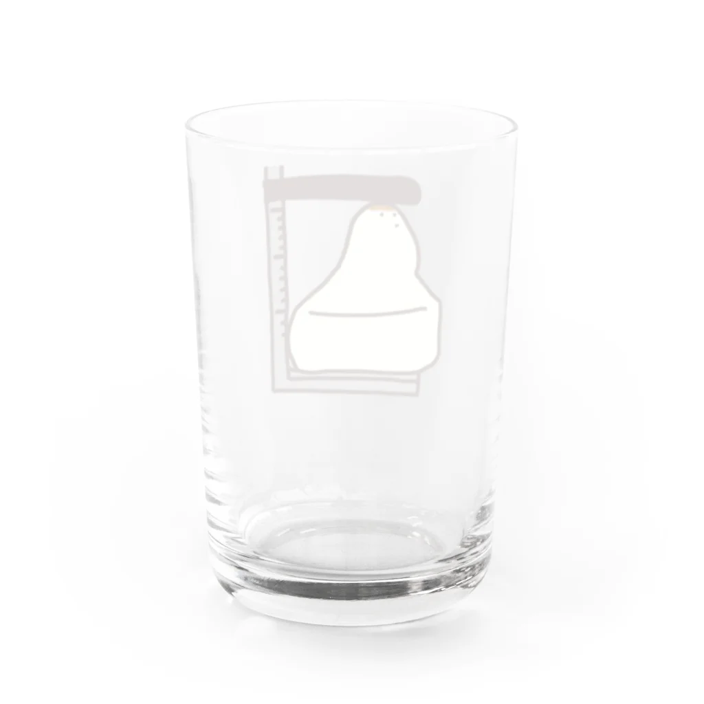 ＋Whimsyのおもちの身長 Water Glass :back