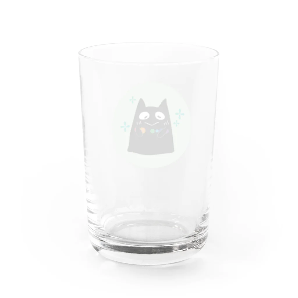 ムシぴのdenki nyan glass Water Glass :back