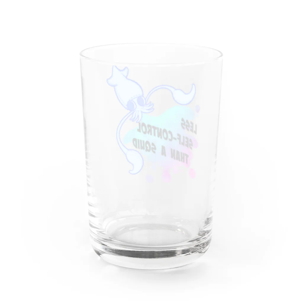 みゅーでのイカ以下の自制心 Water Glass :back