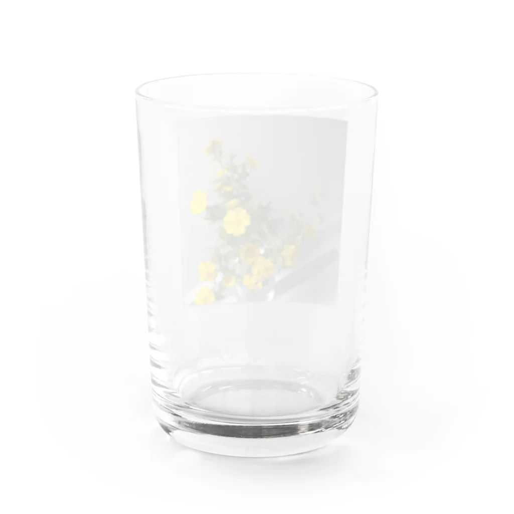 nekonoshippo_jun911のnekono花 Water Glass :back