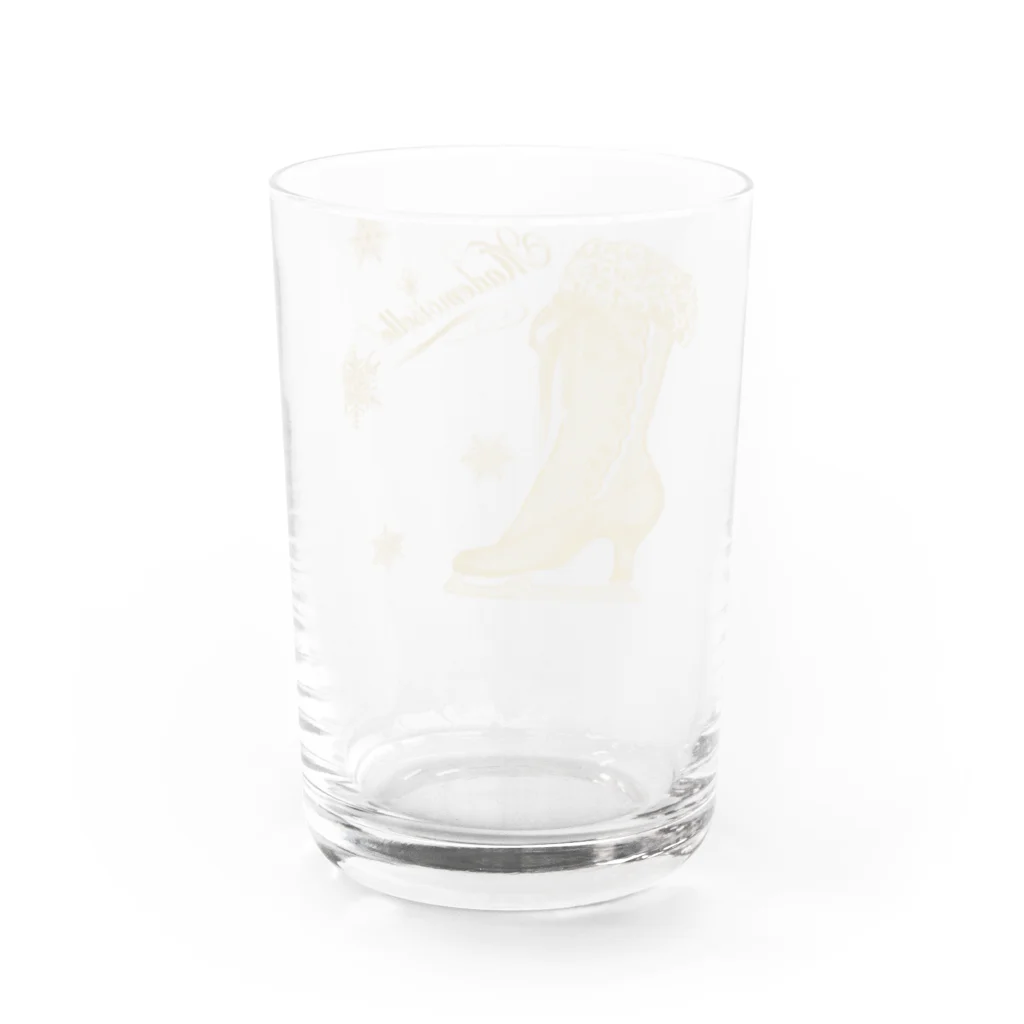 海賊猫 cocoの❆五輪応援❆フィギュアスケート❆スケート靴❆マドモアゼル❆ Water Glass :back