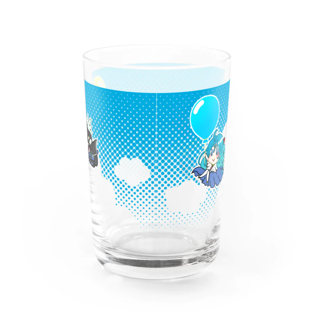 光ノ大橋なずな🍀のブルスカデザイングラス Water Glass :back