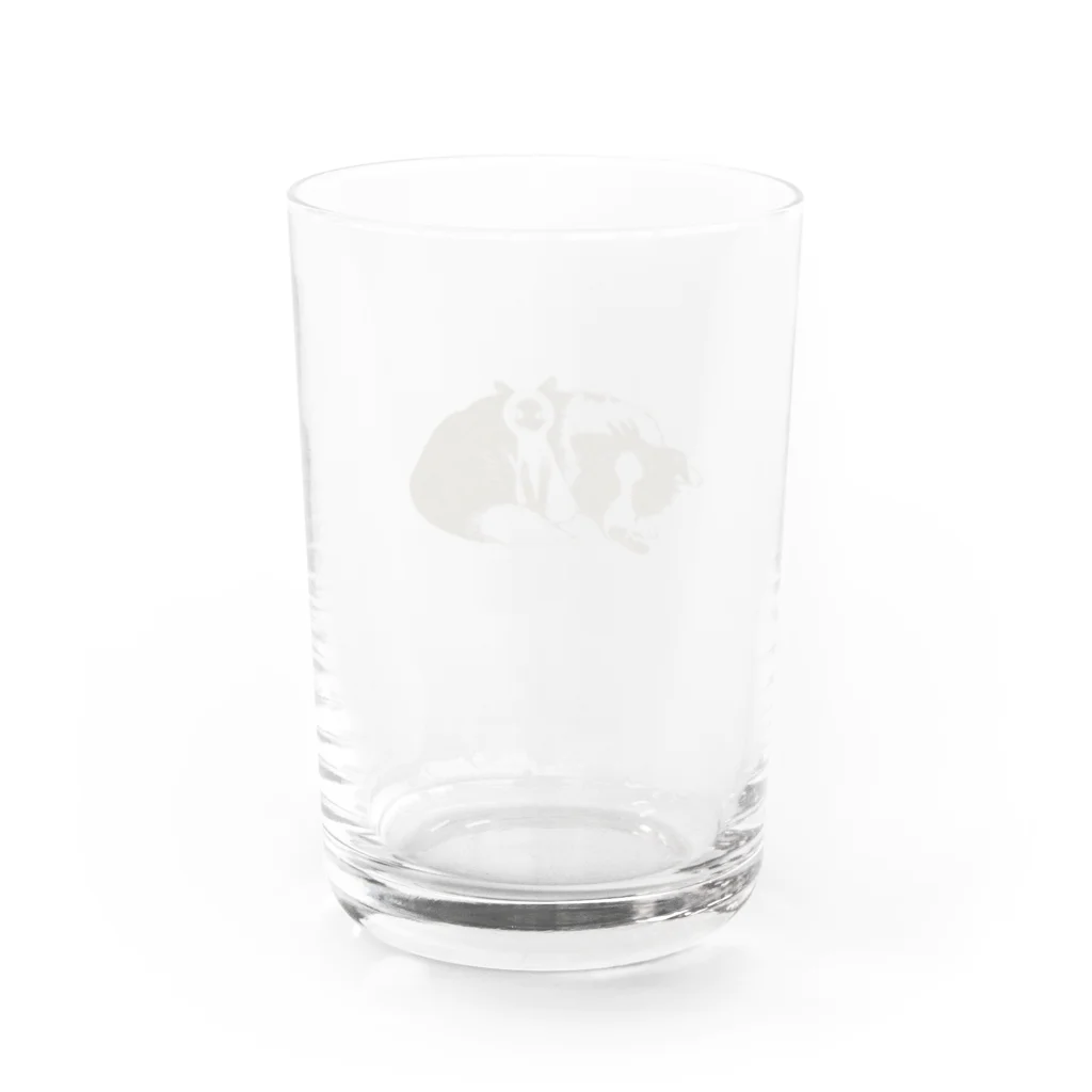 ほそぼそタイムスのいぬちゃんねこちゃん Water Glass :back