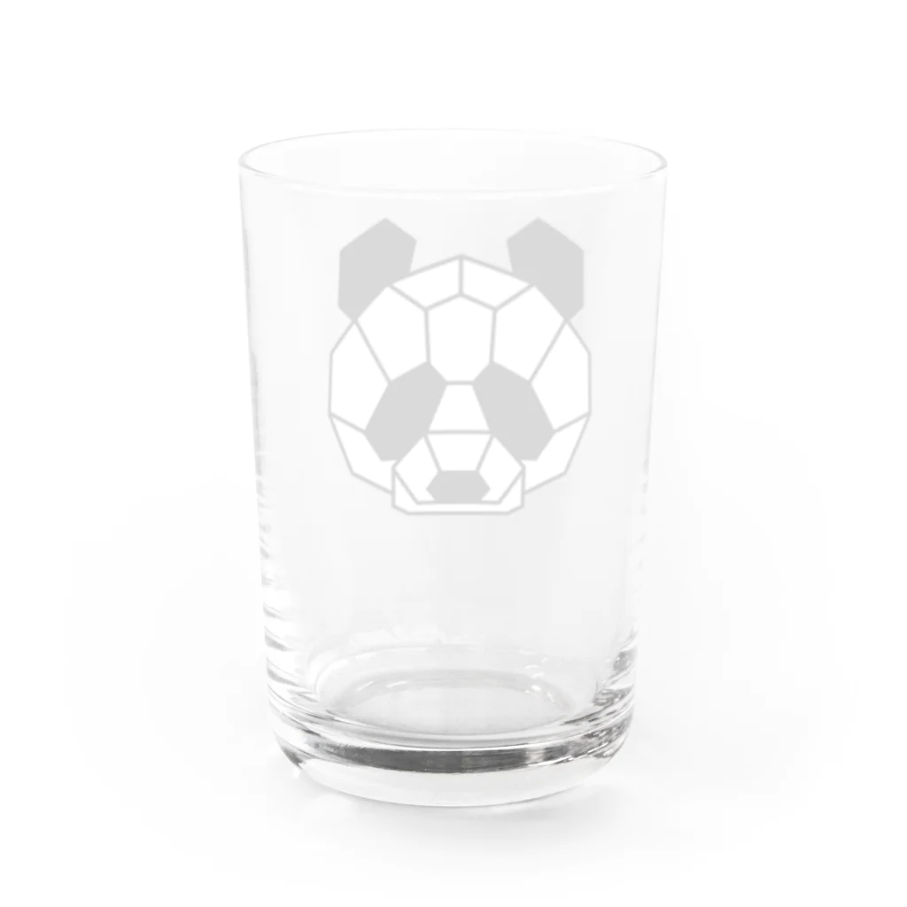 panmiのおしゃんパンダ(白塗) Water Glass :back