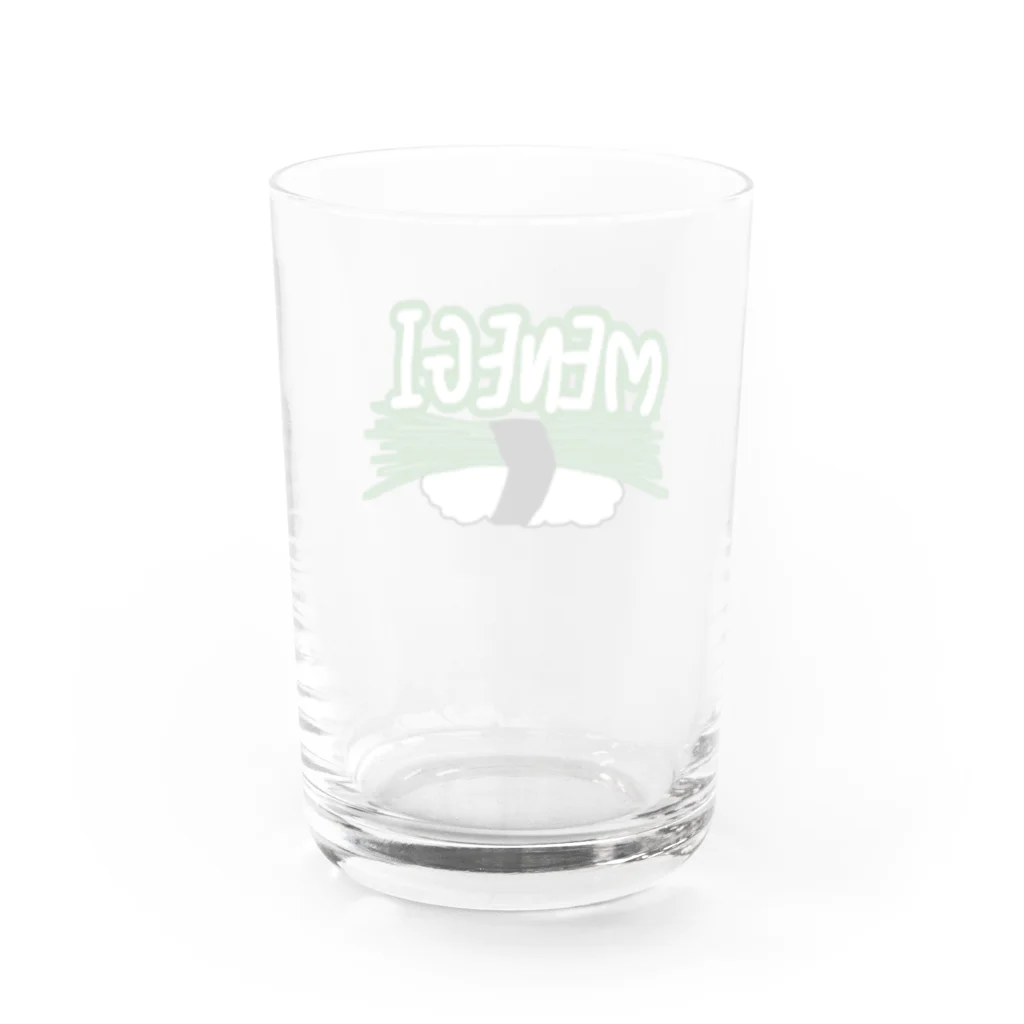 derayaの芽ネギ Water Glass :back