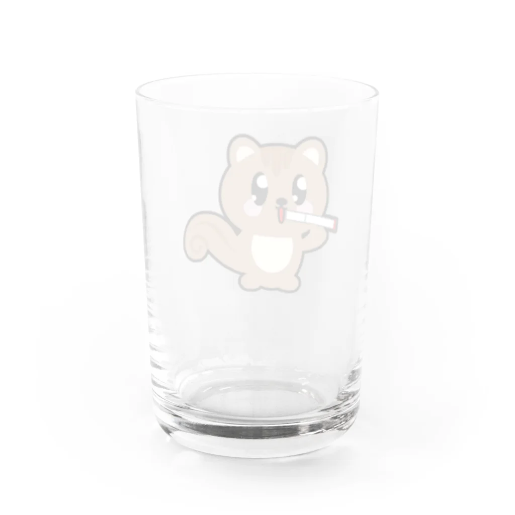 ニコチン子のニコリスくんコップ Water Glass :back