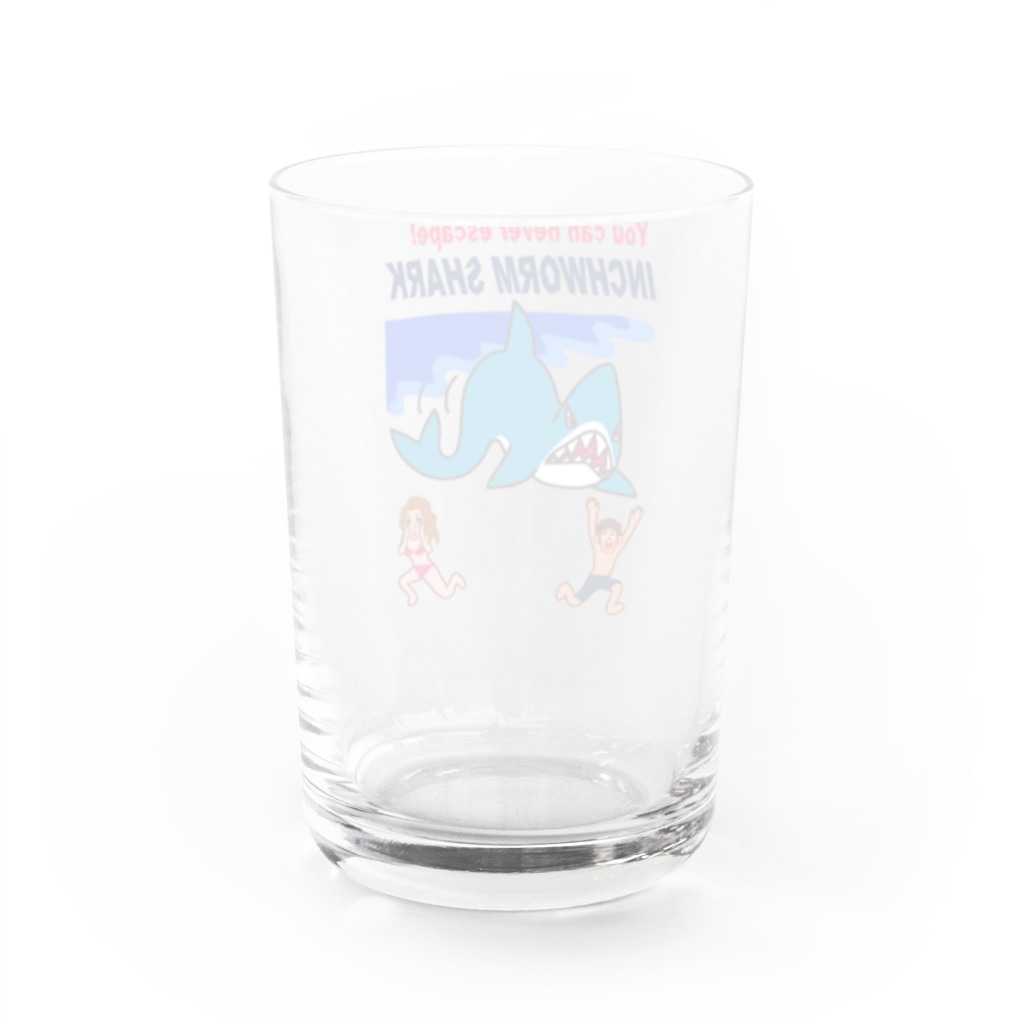 キッズモード某の恐怖！シャクトリシャーク Water Glass :back
