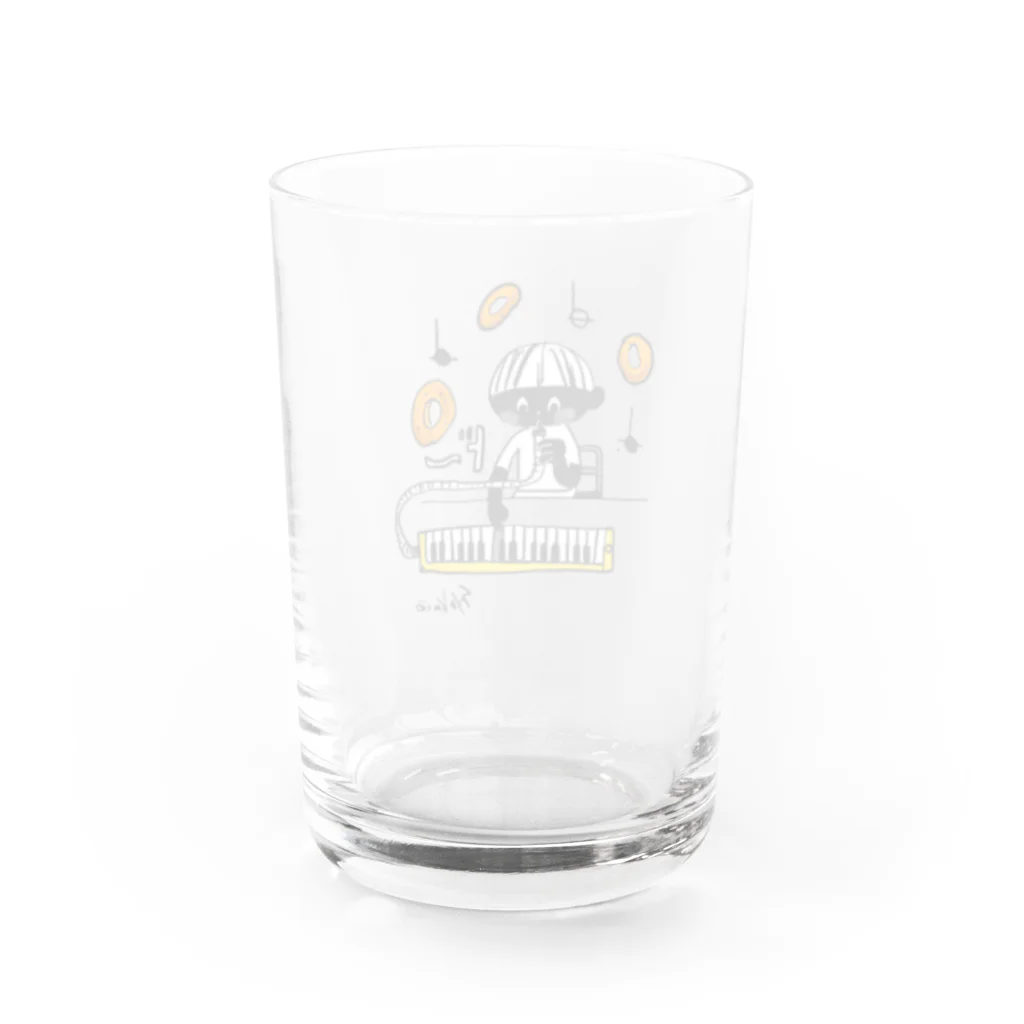 ぽつねん帖のカゲエちゃんズ ピアニカ Water Glass :back