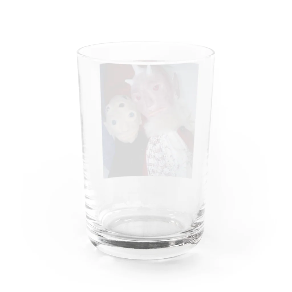 ゆうたっとのお店のマダラ君と鬼斬君 Water Glass :back