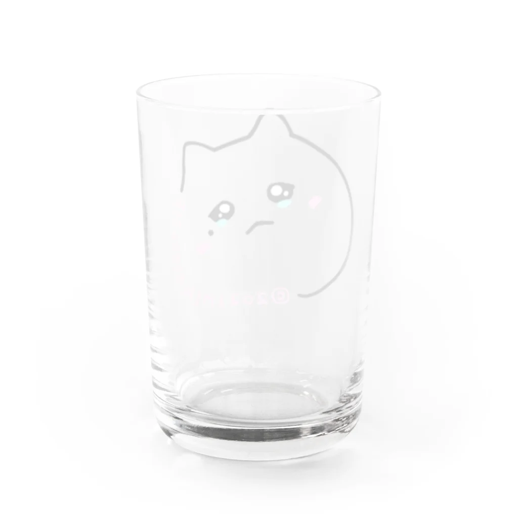 みかのねこ泣き Water Glass :back