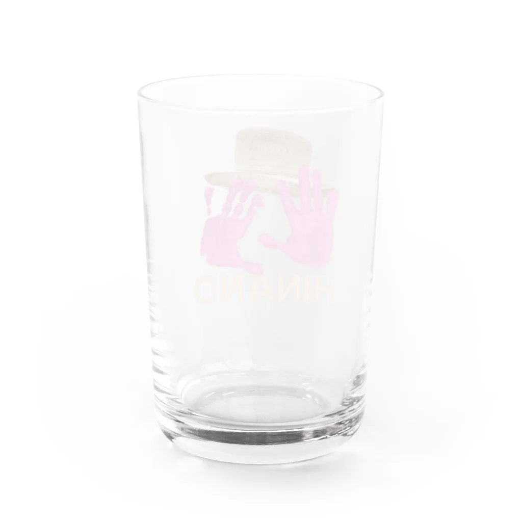 こどもの世界のHINANO Water Glass :back