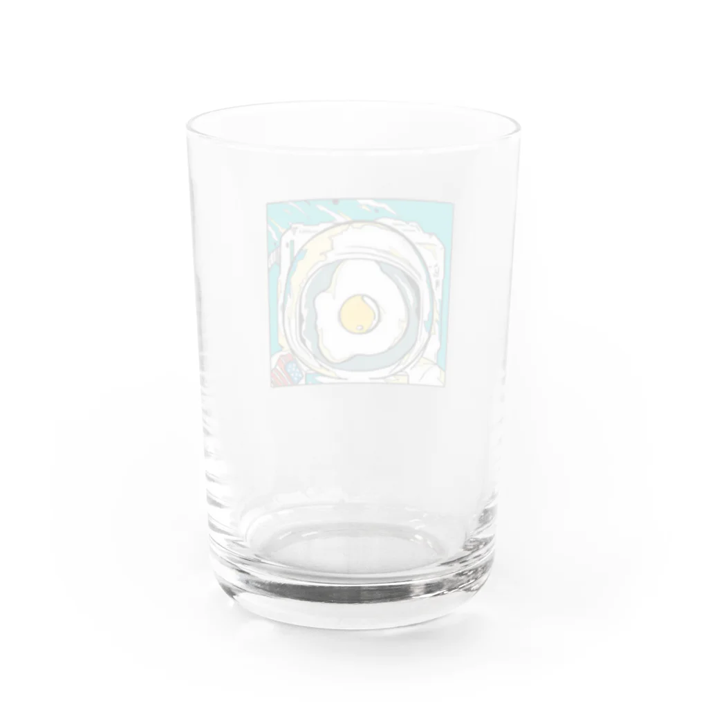 KOMEYAのegg astronaut Water Glass :back