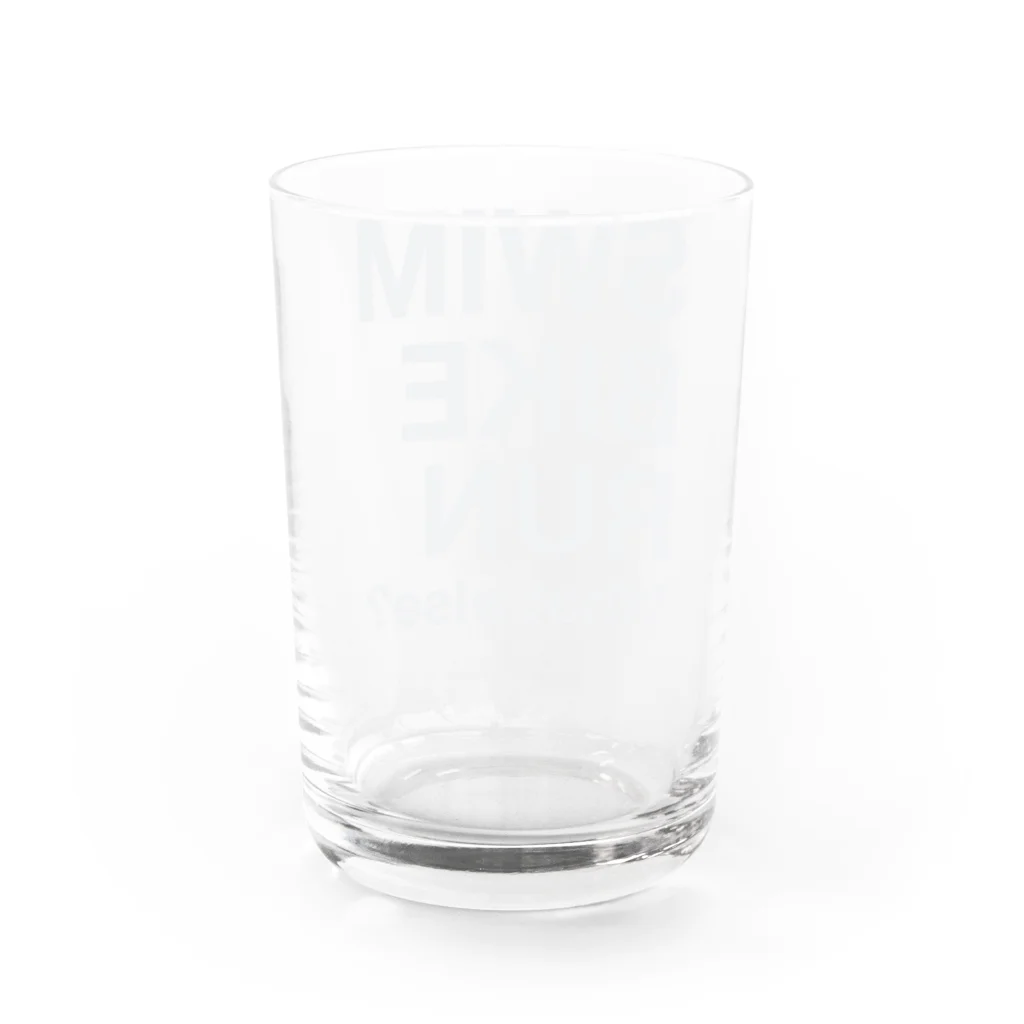 maguchinのSWIM BIKE RUN Water Glass :back