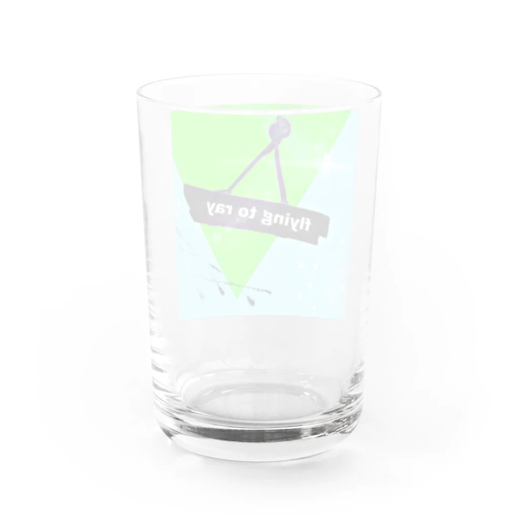 堅と柔のフライング鳥居 Water Glass :back