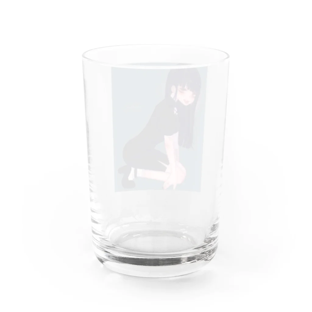 ALCOHOLICの舌ピちゃん Water Glass :back