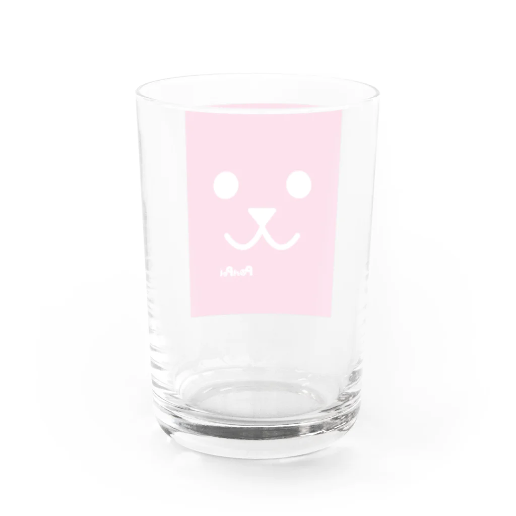 PostPet Official Shopのモモどーん Water Glass :back