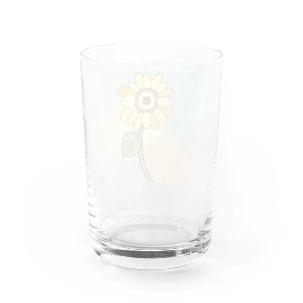 c_shv2のpastel  himawari Water Glass :back