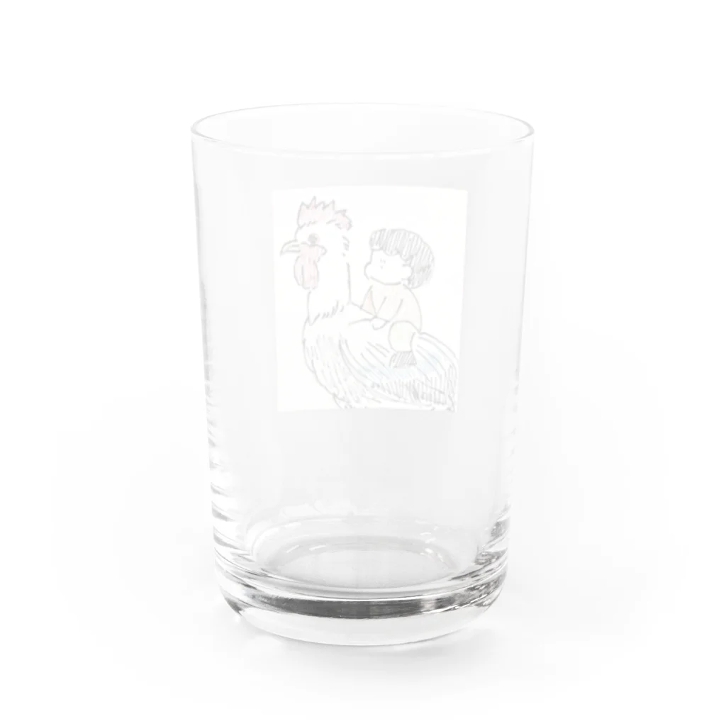 ごぼうのD.D.まさるくんwithトリ Water Glass :back