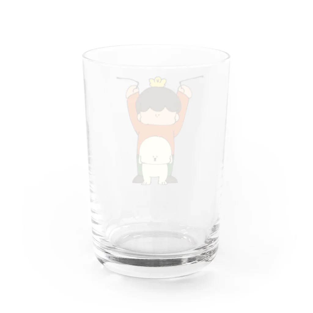 ごぼうのD.D.くんたちのトーテムポール Water Glass :back