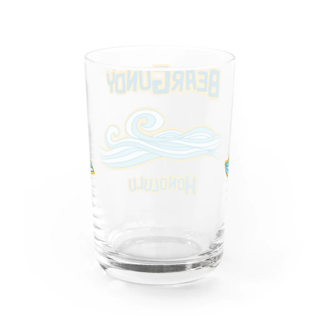 BEARGUNDYのざぶん Water Glass :back