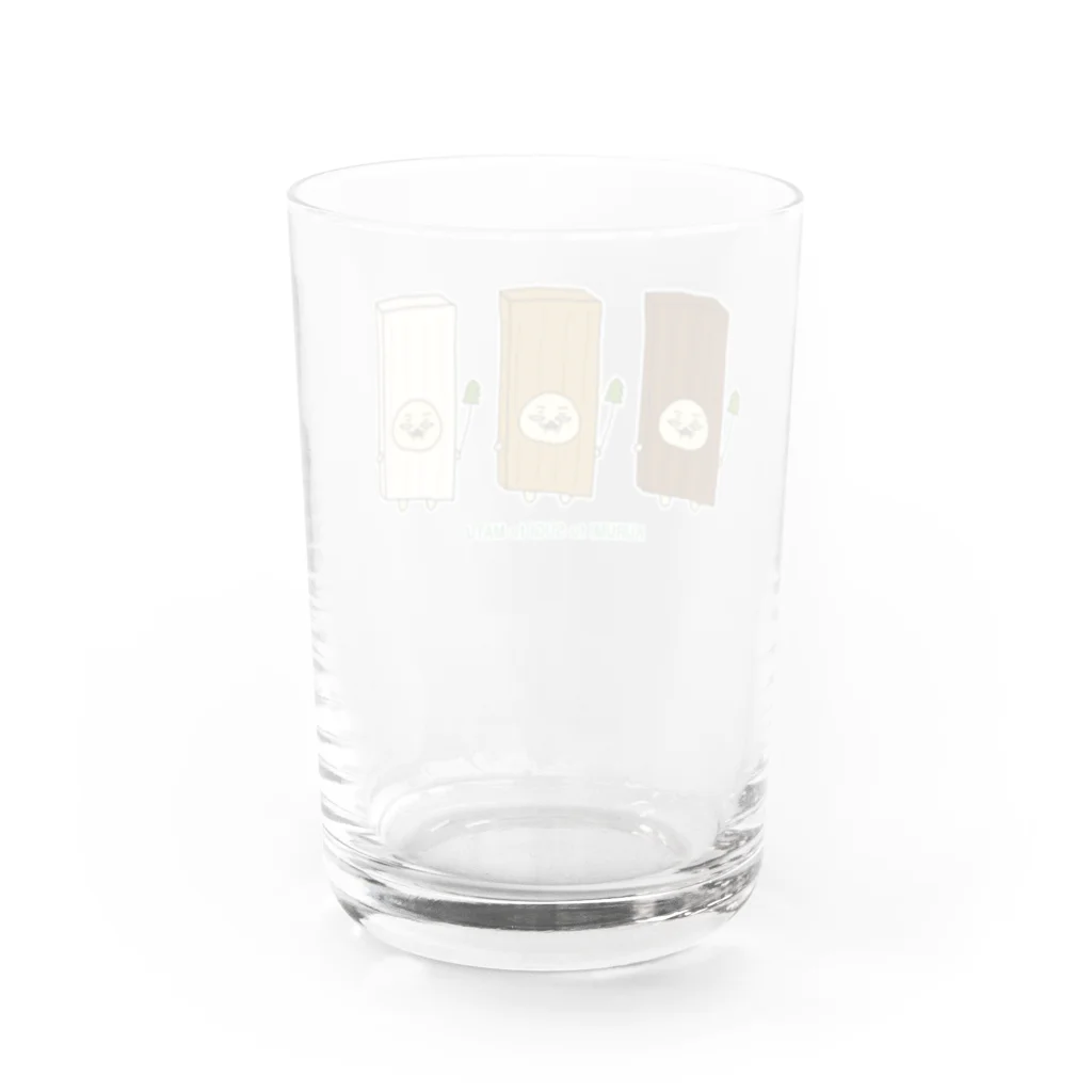 砂糖６杯分の木のコスプレ Water Glass :back