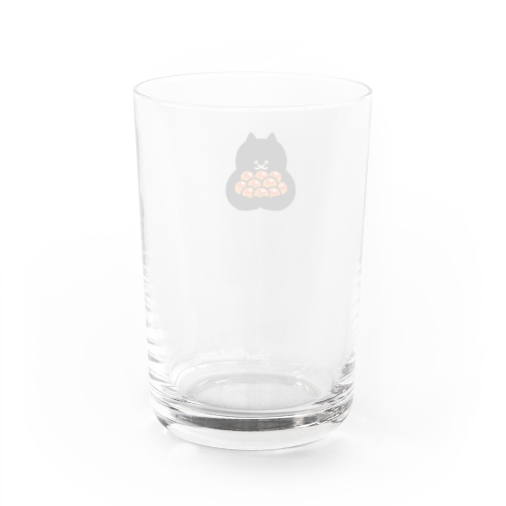 SUIMINグッズのお店の両手いっぱいのいくら Water Glass :back