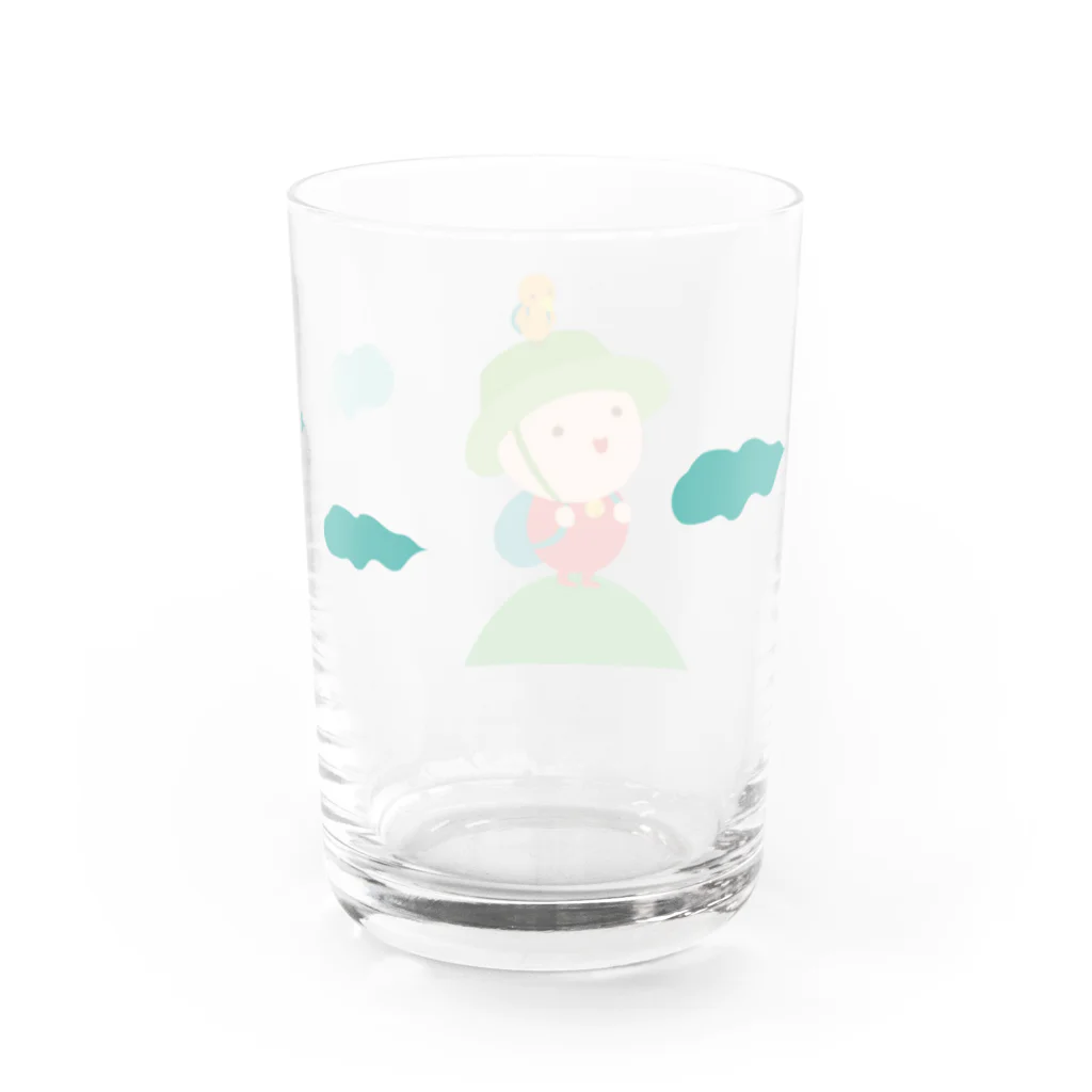 ちんまり屋のやまびこちゃん Water Glass :back