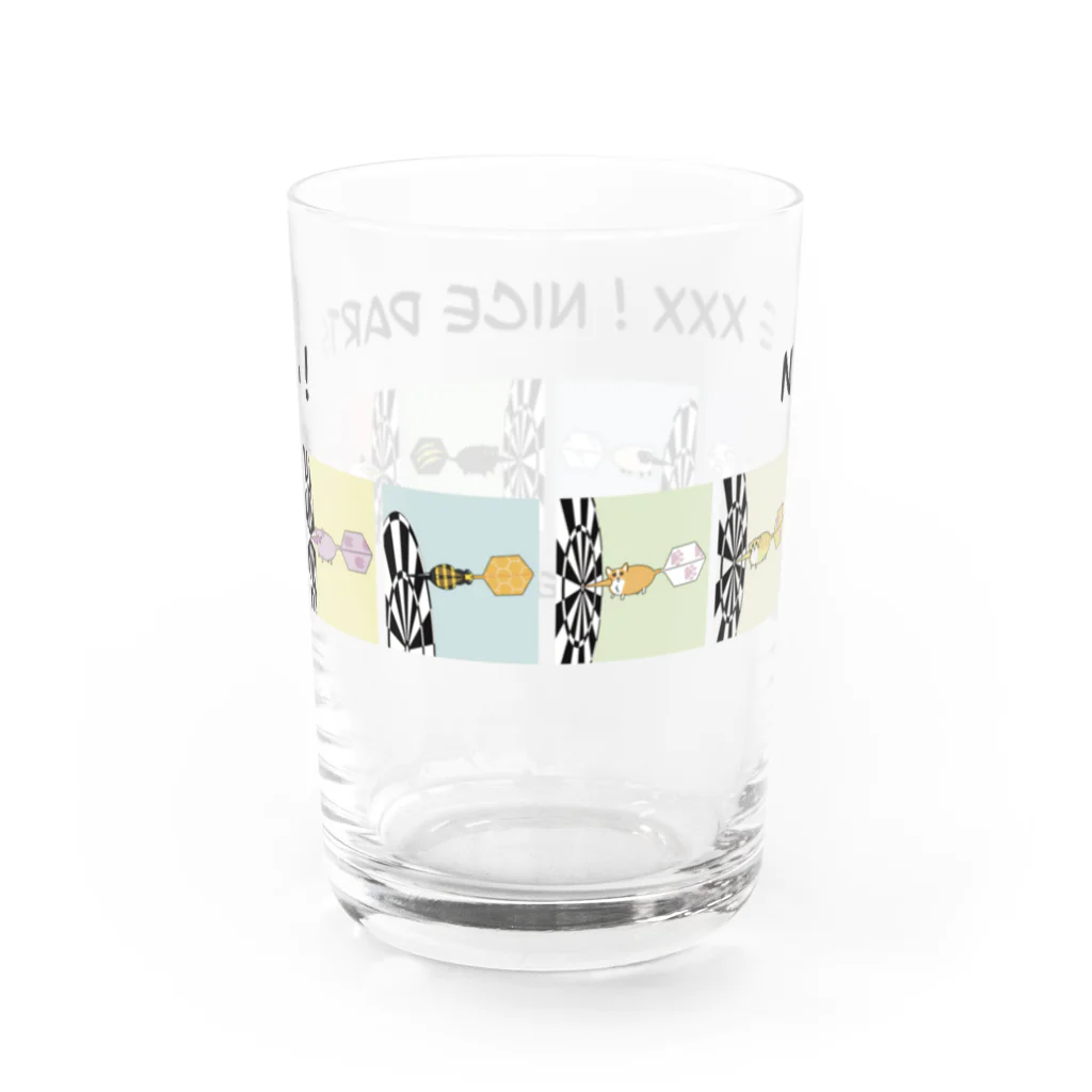 SWEET＆SPICY 【 すいすぱ 】ダーツのあにまる　だーつ　【よこながバージョン】 Water Glass :back