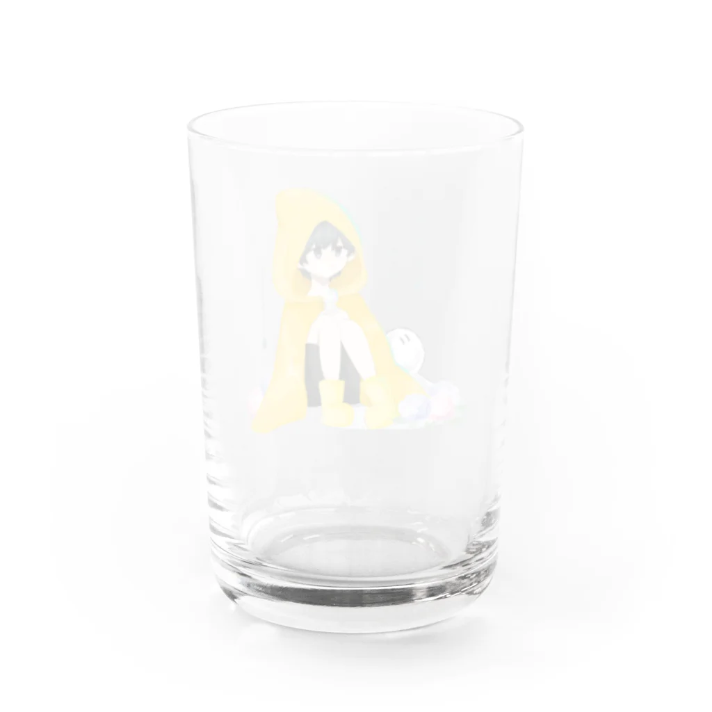 今日のゆかちゃのかっぱくん Water Glass :back