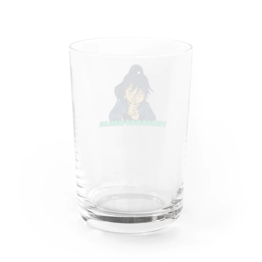 にょろもももももの指先忍者　 Water Glass :back