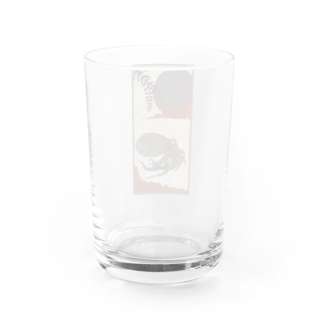 社会不適合社の柳の下のタコ（花札風 Water Glass :back
