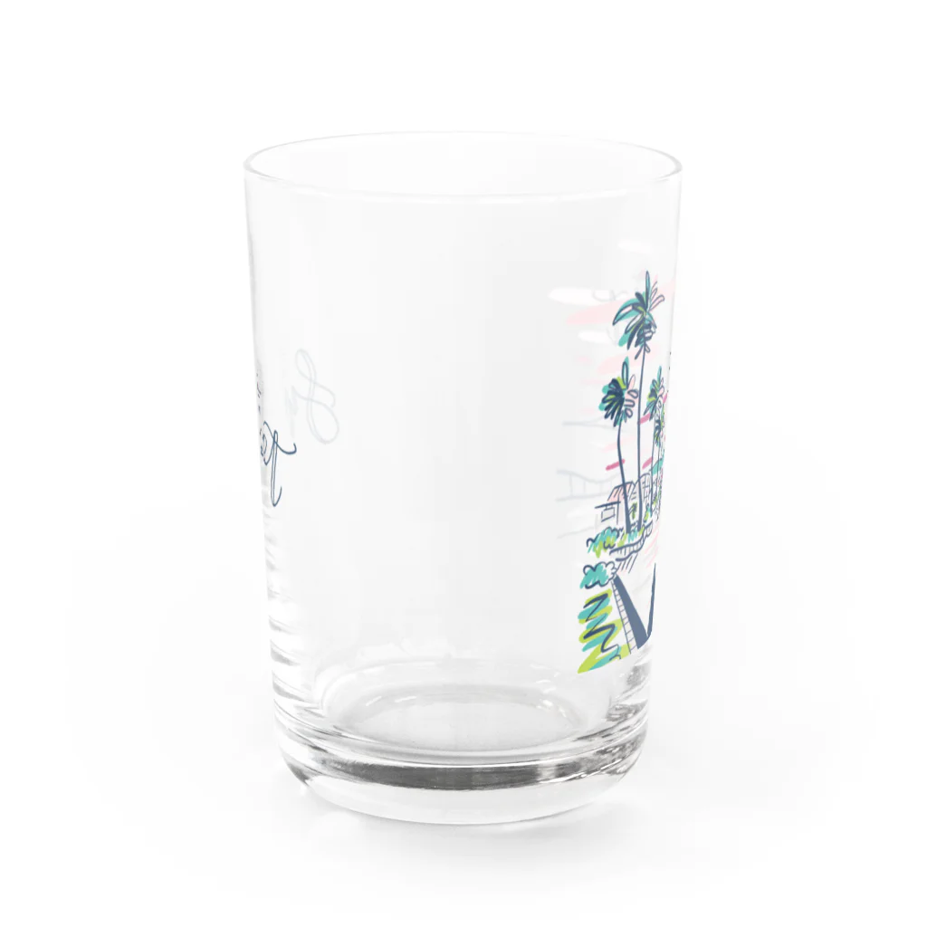 N-huluのサンセット Water Glass :back