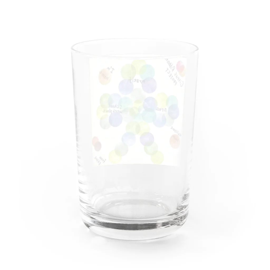 my_paceのポイントシール Water Glass :back