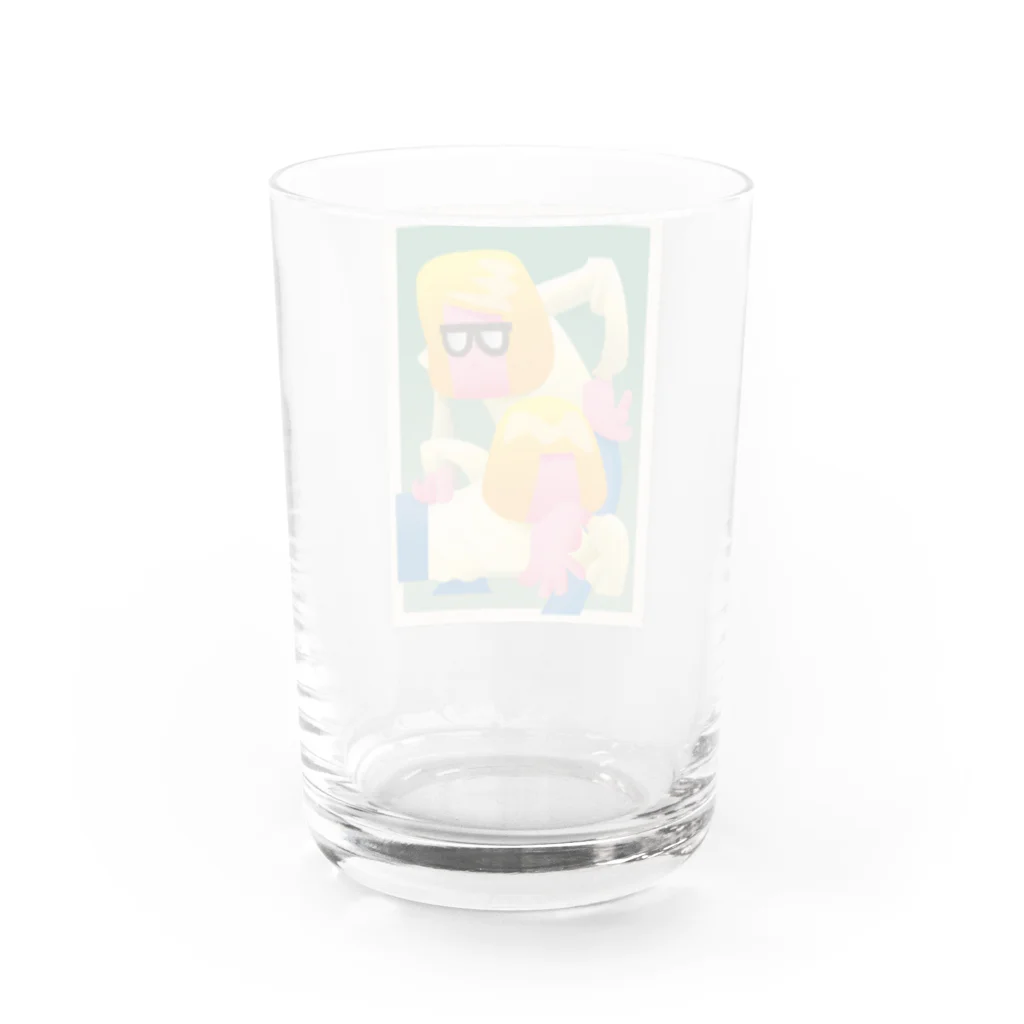 ITOH SUZURI SHOPのgrass_02 Water Glass :back