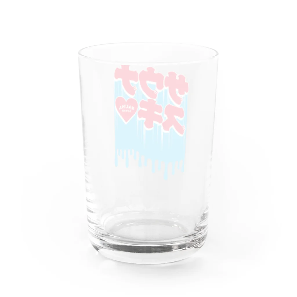 LONESOME TYPE ススのサウナスキ♥(ナイアガラ) Water Glass :back