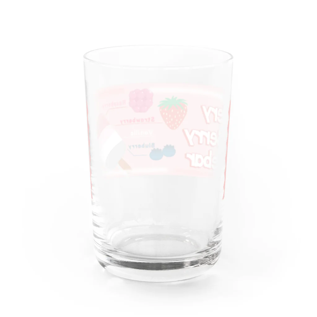 satoharuのベリーベリーアイスバー Water Glass :back