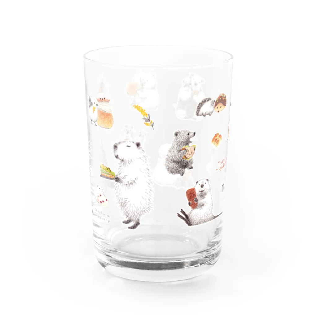 Tomomi Fujiiのずんぐり屋のカピバラべぇかりぃとずんぐり〜ず２ Water Glass :back