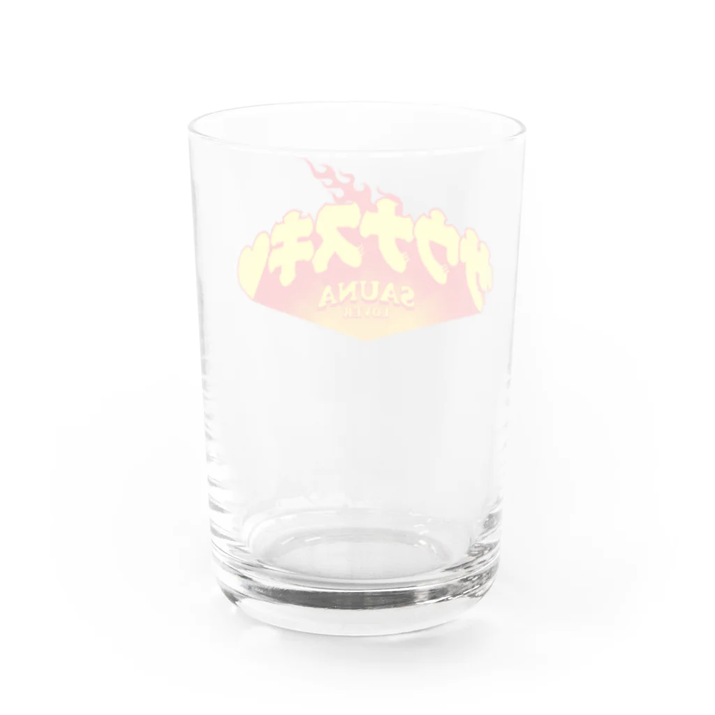 LONESOME TYPE ススのサウナスキ♥（ほむら） Water Glass :back