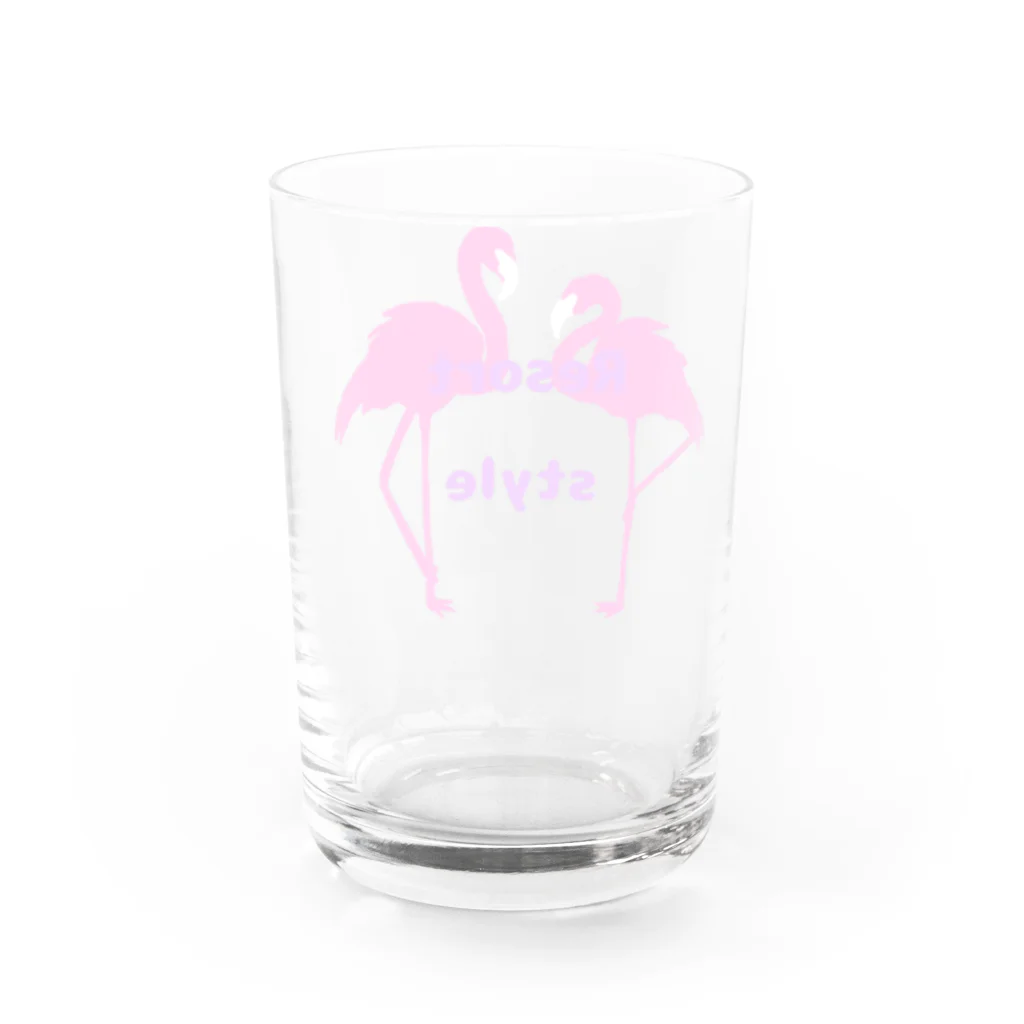 蓮水屋のResort　style Water Glass :back