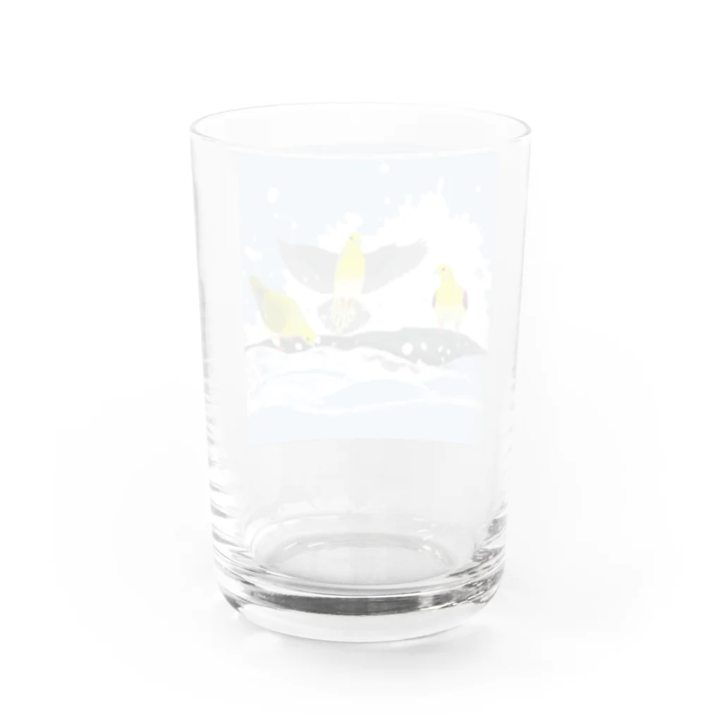 piro piro piccoloのアオバト＠大磯 Water Glass :back