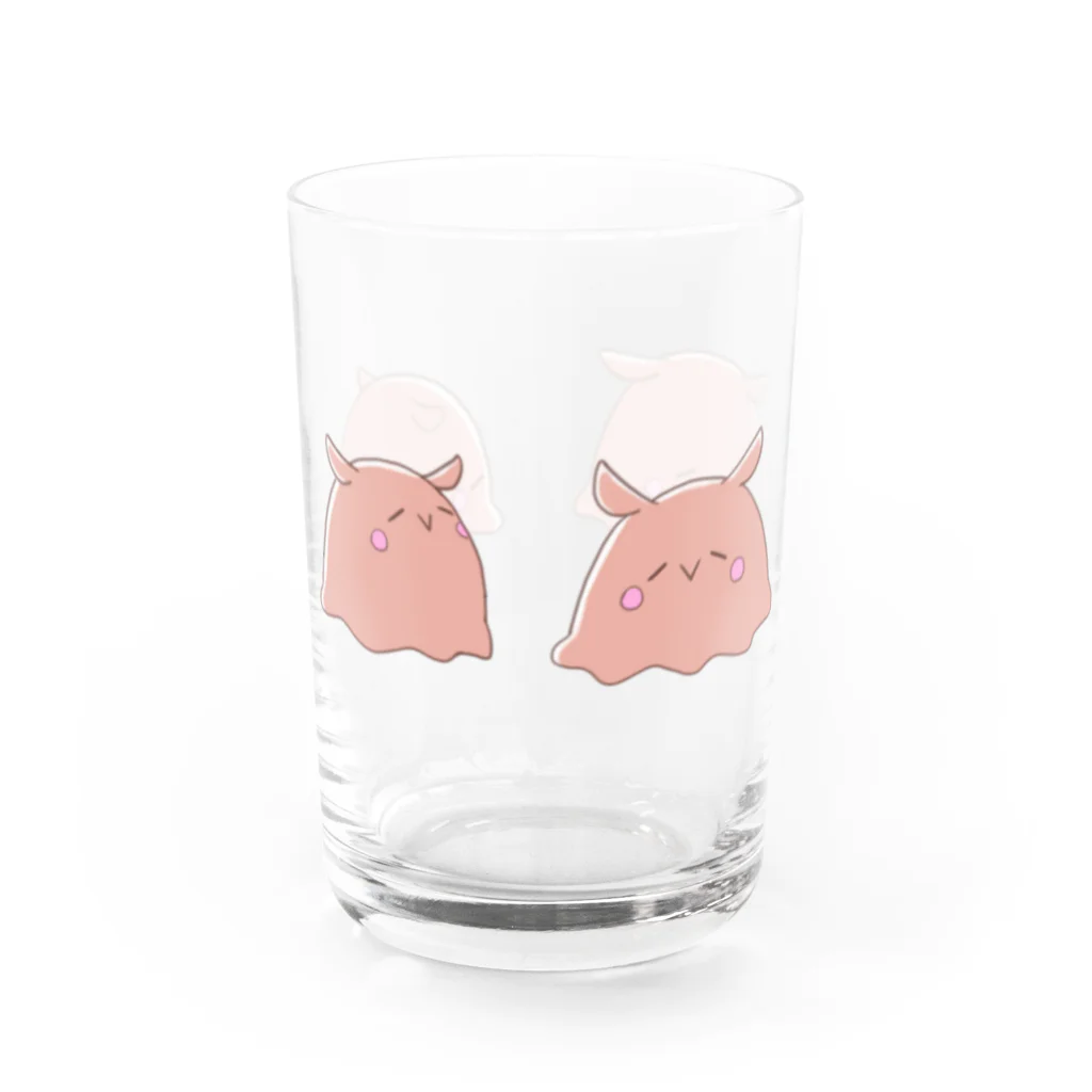 紅葉ぬこのめんめんめんだこ Water Glass :back